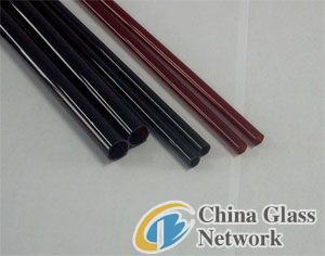 Black quartz glass tube